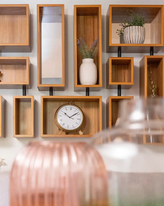 Cuadro carpintería pared, diseño de interiores CDMX, Yadmar